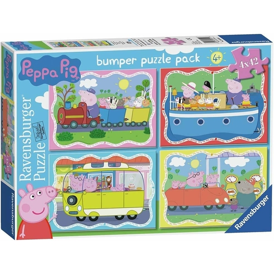 PEPPA PIG PUZZLE MULTI 4X42 PIEZAS  image 0