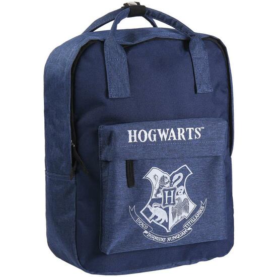 MOCHILA CASUAL MODA ASAS HARRY POTTER - AZUL OSCURO  image 0