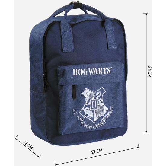 MOCHILA CASUAL MODA ASAS HARRY POTTER - AZUL OSCURO  image 2