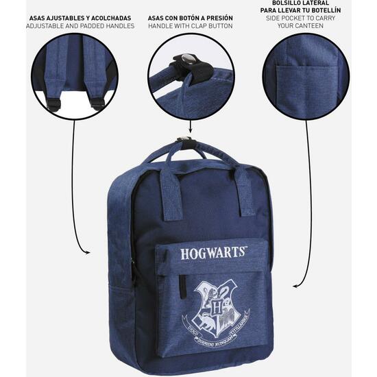 MOCHILA CASUAL MODA ASAS HARRY POTTER - AZUL OSCURO  image 3