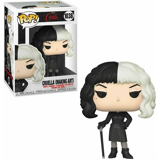 FUNKO POP DISNEY 1038 CRUELLA MAKING ART image 0