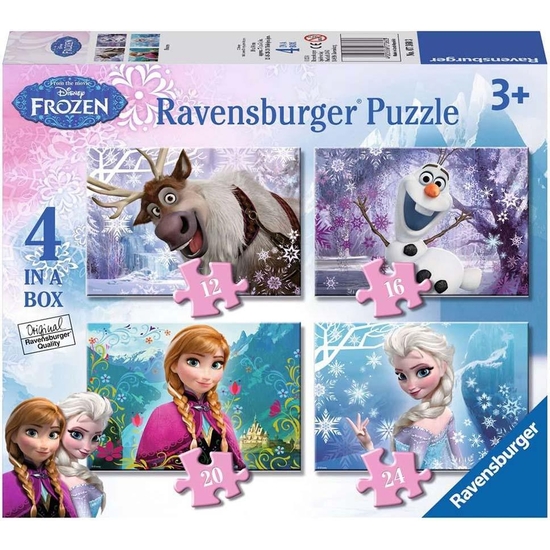 FROZEN PUZZLE 4X1 - 12-16-20-24 PZAS image 0