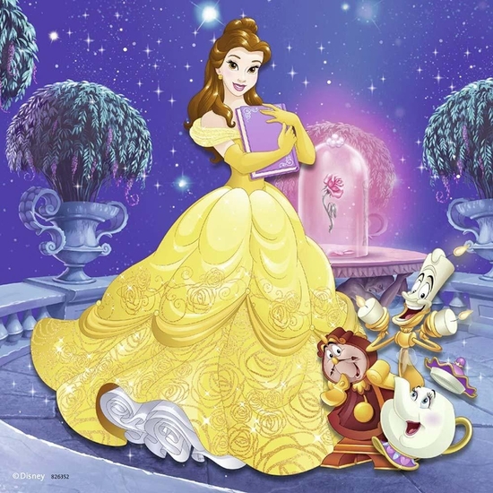 PRINCESAS DISNEY PUZZLE TRIPLE 3X49 PZ image 1