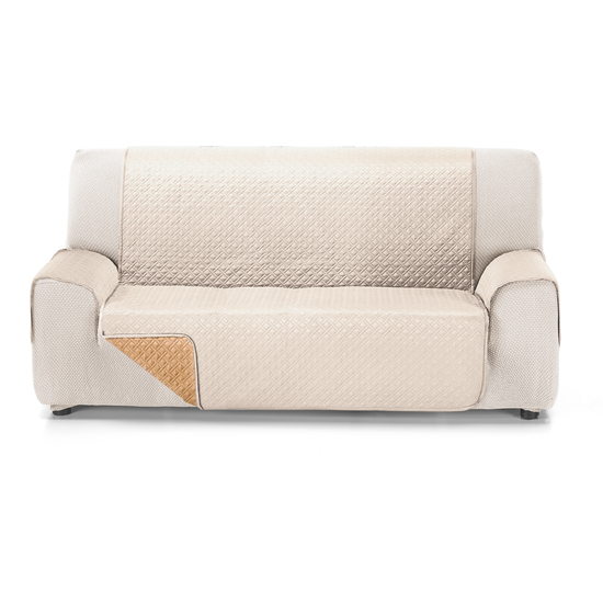 RUBI CUBRE SOFA BICOLOR REVERSIBLE 2 PLAZAS CRUDO/BEIGE image 0