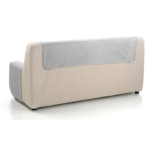 RUBI CUBRE SOFA BICOLOR REVERSIBLE 2 PLAZAS CRUDO/BEIGE image 5