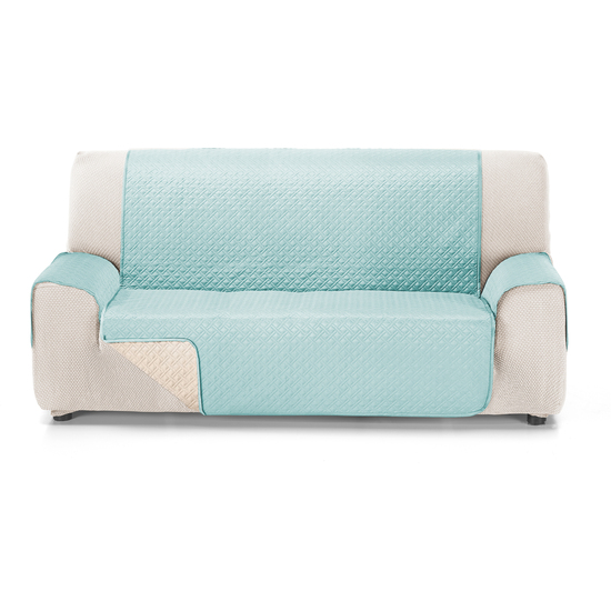 RUBI CUBRE SOFA BICOLOR REVERSIBLE 4 PLAZAS AGUAMARINA/CRUDO image 0