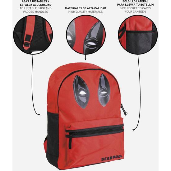 MOCHILA CASUAL URBANA DEADPOOL  image 3