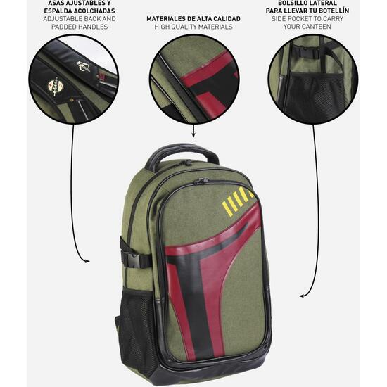 MOCHILA CASUAL VIAJE STAR WARS BOBA FETT  image 3