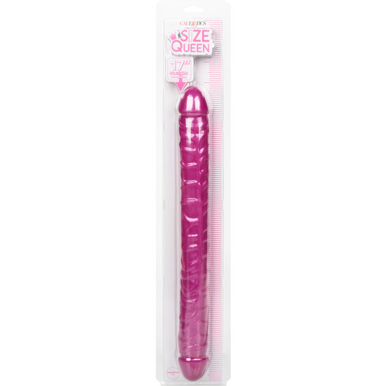 SIZE QUEEN DOUBLE DONG 17 INCH PINK image 1