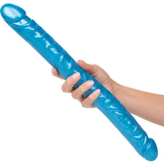 SIZE QUEEN DOUBLE DONG 17 INCH BLUE image 3