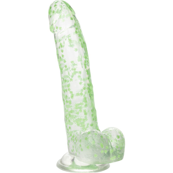 I LEAF DICK GLOW DILDO image 0