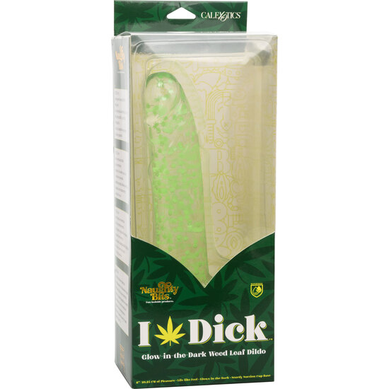 I LEAF DICK GLOW DILDO image 1