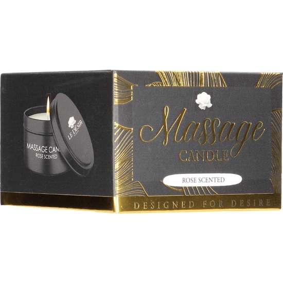 LE DESIR MASSAGE CANDLE - ROSE SCENTED image 1