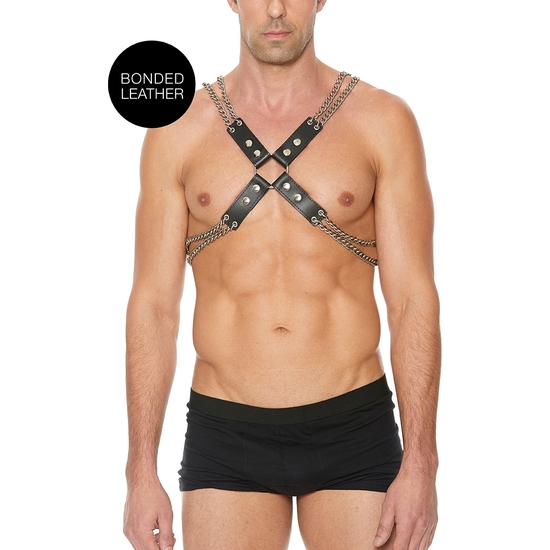 CHAIN AND CHAIN HARNESS - ONE SIZE - BLACK image 0