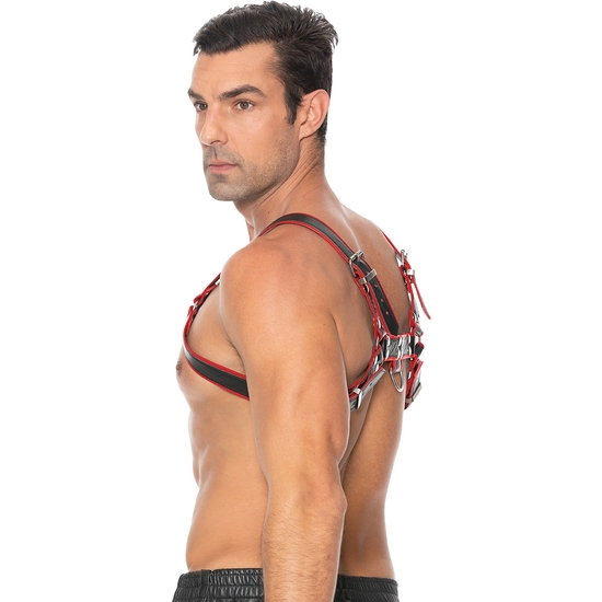 CHEST BULLDOG HARNESS - RED image 5