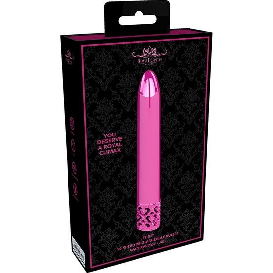 SHINY - RECHARGEABLE ABS BULLET - PINK image 1