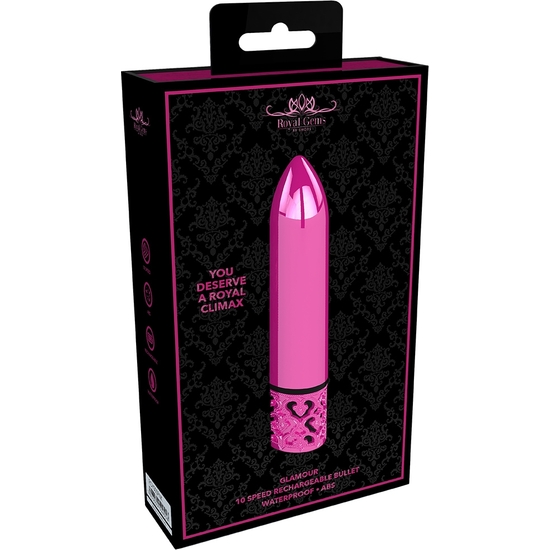 GLAMOUR - RECHARGEABLE ABS BULLET - PINK image 1