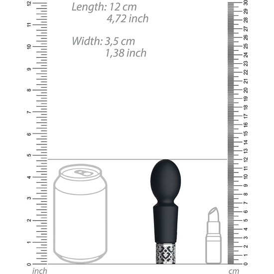 BRILLIANT - RECHARGEABLE SILICONE BULLET - BLACK image 2