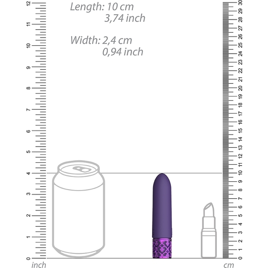 IMPERIAL - RECHARGEABLE SILICONE BULLET - PURPLE image 2