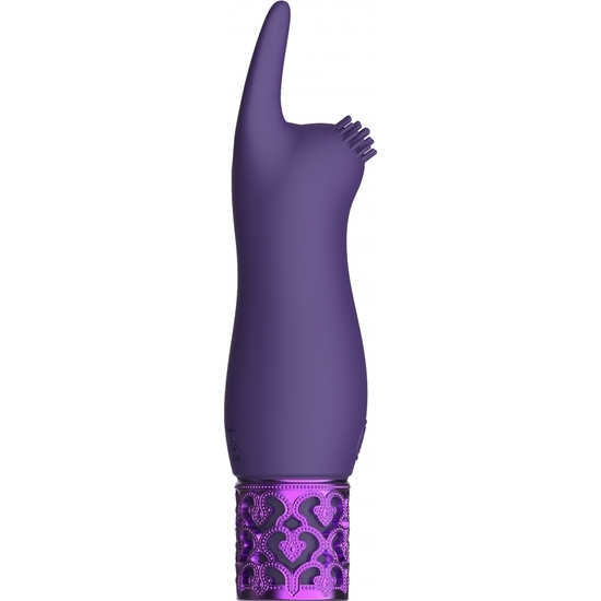 ELEGANCE - RECHARGEABLE SILICONE BULLET - PURPLE image 3