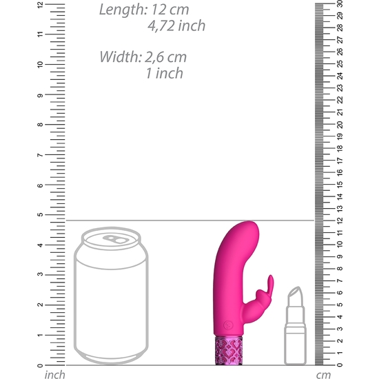 DAZZLING - RECHARGEABLE SILICONE BULLET - PINK image 2