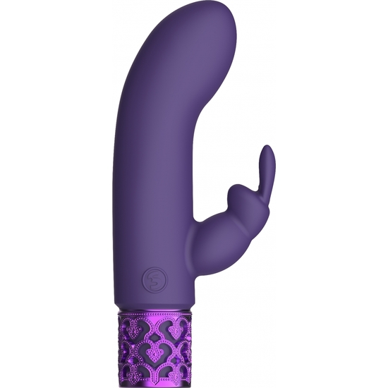 DAZZLING - RECHARGEABLE SILICONE BULLET - PURPLE image 3