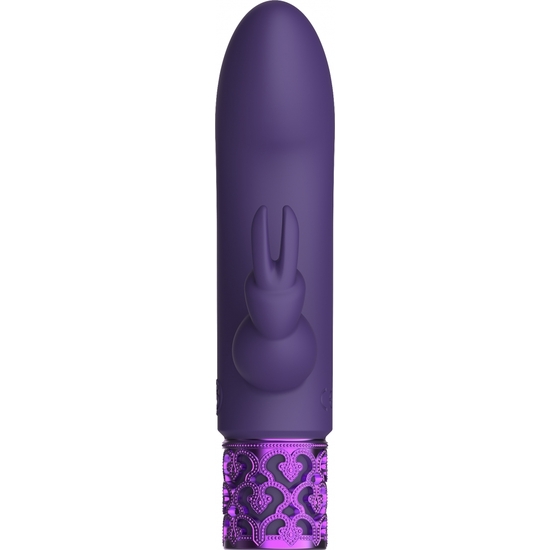 DAZZLING - RECHARGEABLE SILICONE BULLET - PURPLE image 4
