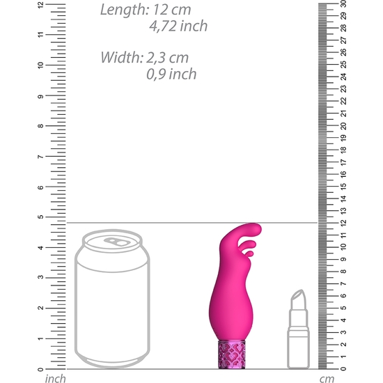 EXQUISITE - RECHARGEABLE SILICONE BULLET - PINK image 2