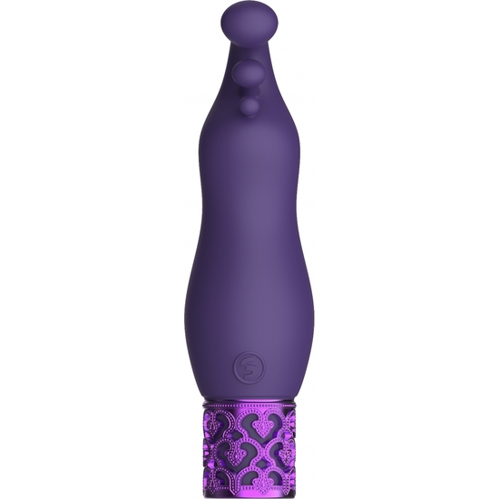 EXQUISITE - RECHARGEABLE SILICONE BULLET - PURPLE image 4