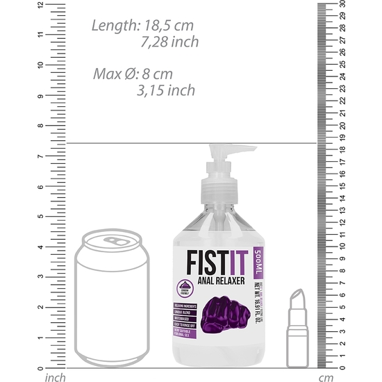 FIST IT - ANAL RELAXER - 500 ML - PUMP image 2