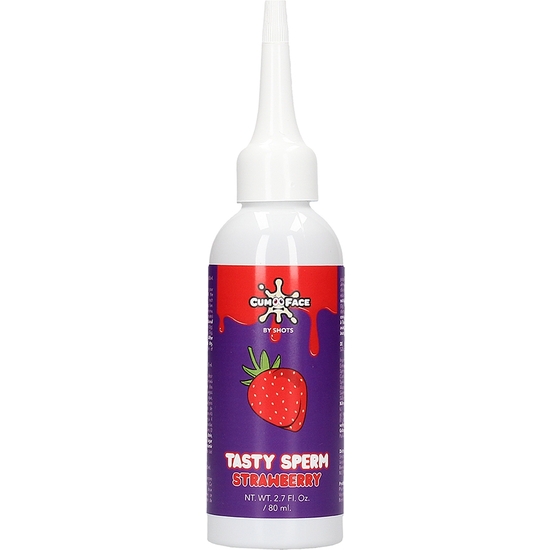 CUMFACE - TASTY SPERM - STRAWBERRY - 80ML image 0