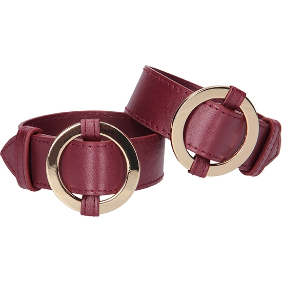 OUCH HALO - WRIST & ANKLE CUFFS - BURGUNDY image 4