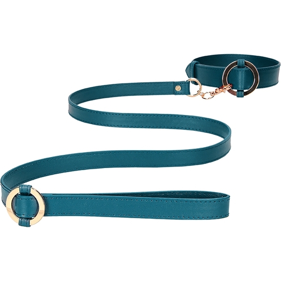 OUCH HALO - COLLAR WITH LEASH - GREEN image 4