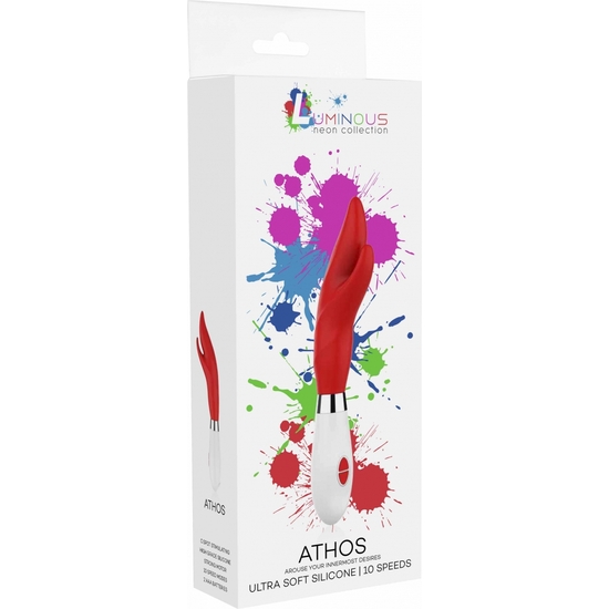 ATHOS - ULTRA SOFT SILICONE - 10 SPEEDS - RED image 1