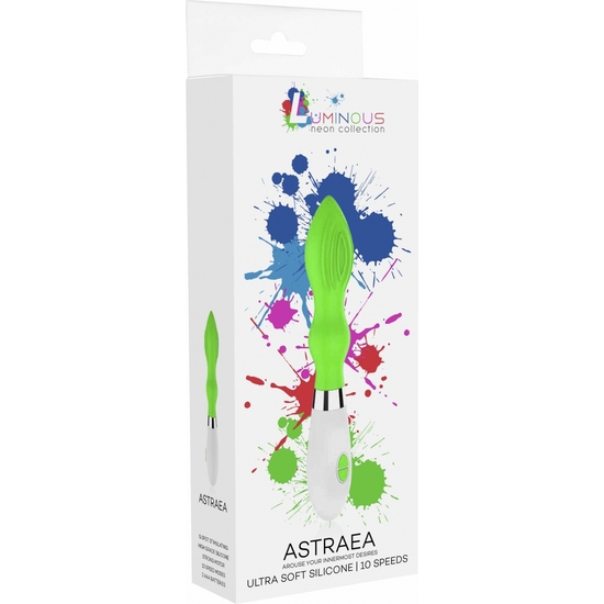 ASTRAEA - ULTRA SOFT SILICONE - 10 SPEEDS - GREEN image 1