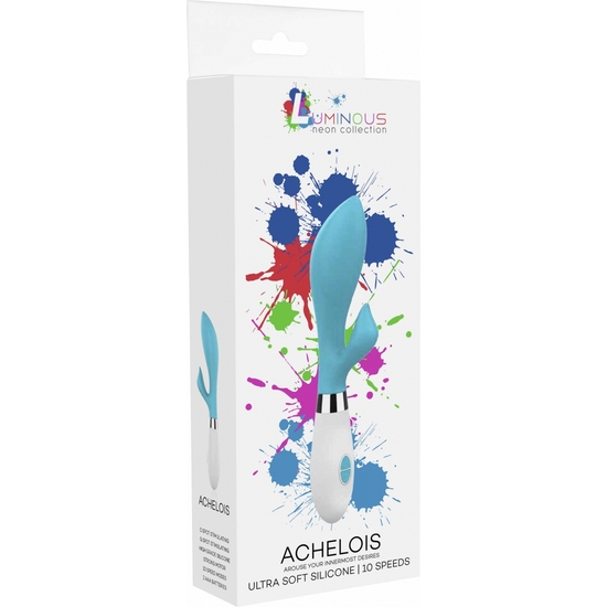 ACHELOIS - ULTRA SOFT SILICONE - 10 SPEEDS - TURQIOSE image 1