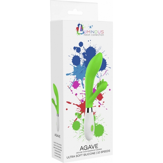 AGAVE - ULTRA SOFT SILICONE - 10 SPEEDS - GREEN image 1