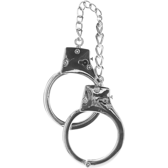 TABOOM SILVER PLATED BDSM HANDCUFFS image 2