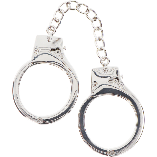 TABOOM SILVER PLATED BDSM HANDCUFFS image 3