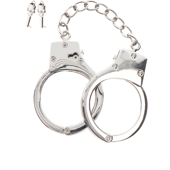 TABOOM SILVER PLATED BDSM HANDCUFFS image 5