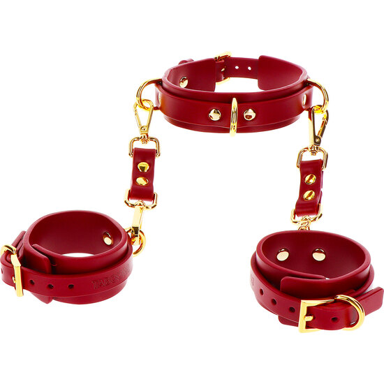 TABOOM D-RING COLLAR AND WRIST CUFFS image 0