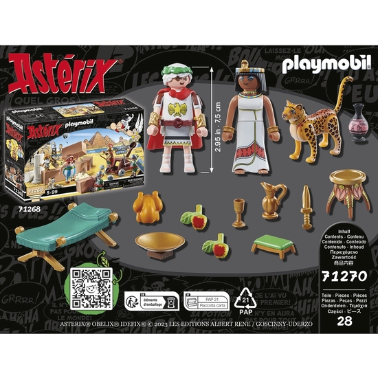 PLAYMOBIL ASTÉRIX CÉSAR Y CLEOPATRA image 2