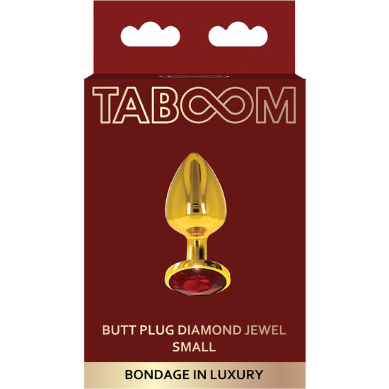 TABOOM BUTT PLUG WITH DIAMOND JEWEL S image 1