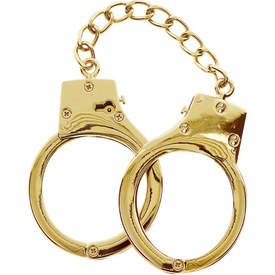 TABOOM GOLD PLATED BDSM HANDCUFFS image 3