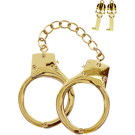 TABOOM GOLD PLATED BDSM HANDCUFFS image 4