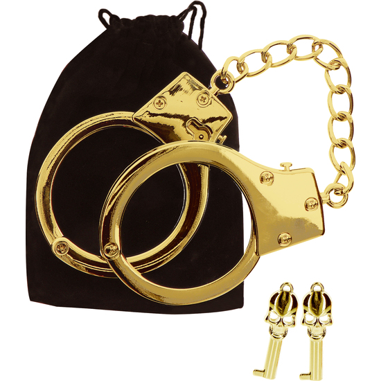TABOOM GOLD PLATED BDSM HANDCUFFS image 5