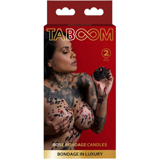 TABOOM ROSE JAPANESE DRIP CANDLE 2PCS image 1