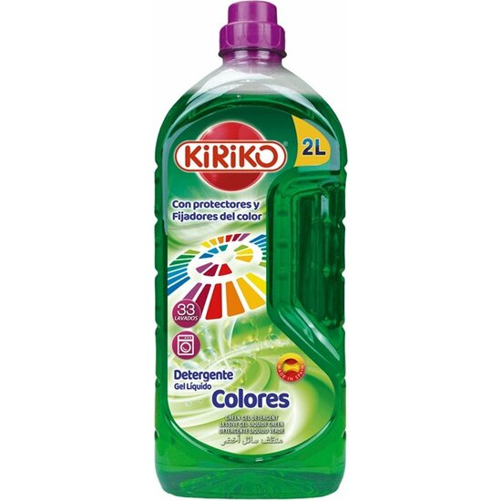 DETERGENTE LIQUIDO VERDE KIRIKO GEL 2L image 0