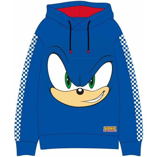 SUDADERA CAPUCHA SONIC BLUE image 0