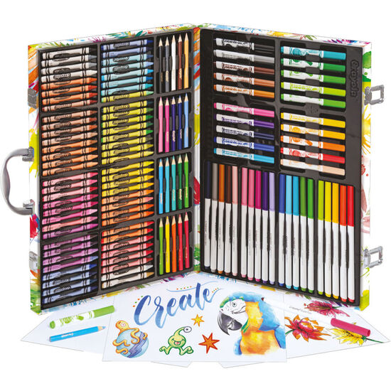 MALETIN DEL ARTISTA ARCOIRIS CRAYOLA 140PZS image 1